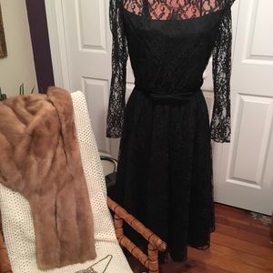 🥂Black lace evening, prom, goth wedding dress.